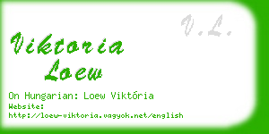 viktoria loew business card